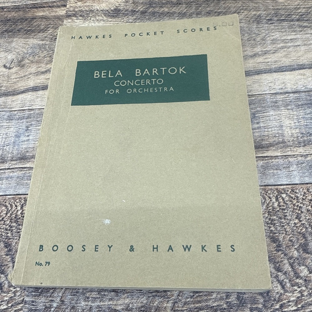Bartók Concerto for Orchestra Hawkes Pocket Score #79 VTG Classical
